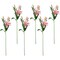 Northlight Real Touch™ Pink Artificial Lily Floral Stems, Set of 6 - 38"